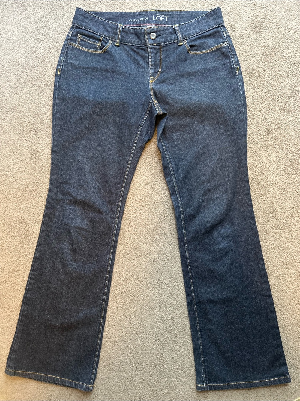 Ann Taylor LOFT NWOT Curvy Boot Jeans